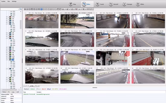 Enregistreur vidéo numérique Full HD Mdvr à 8 canaux 1080P